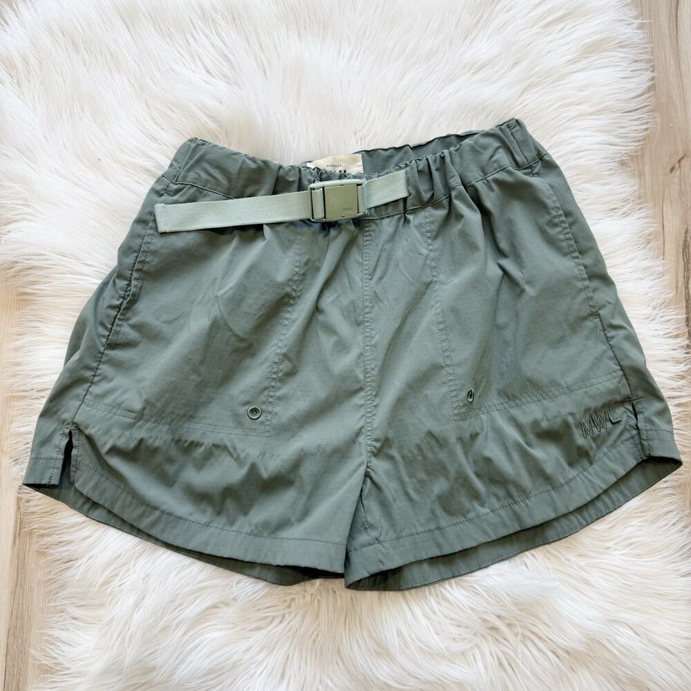 Madewell MWL Hiking Shorts Green Buckle Accent Size XXS 55093